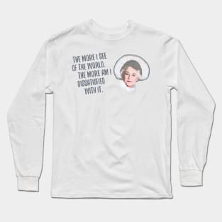 GOLDEN GIRLS x JANE AUSTEN Series — Dorothy Zbornak as Lizzie Bennet Long Sleeve T-Shirt